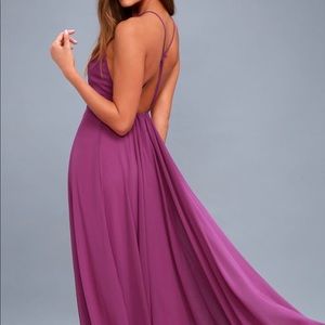 Fushia purple Lulu’s maxi dress